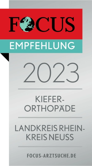 FOCUS Empfehlung 2023 für Kieferorthopäde im Landkreis Rhein-Kreis Neuss