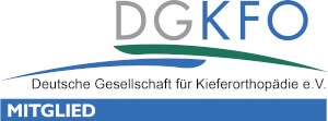 Logo der DGKFO, Deutsche Gesellschaft für Kieferorthopädie e. V., Mitglied